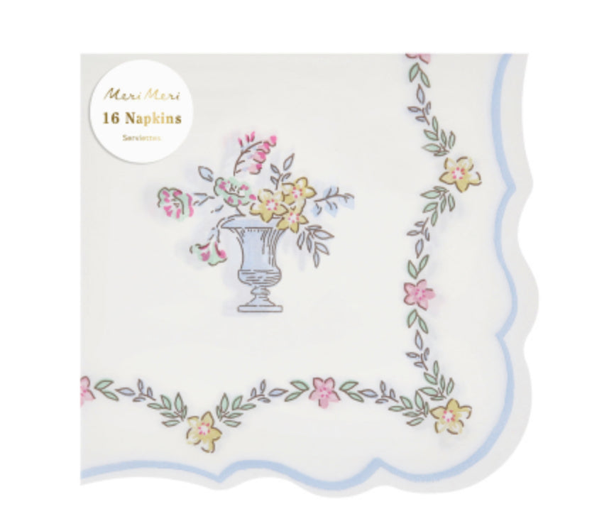 CHINTZ BORDER LARGE NAPKINS|MERI MERI
