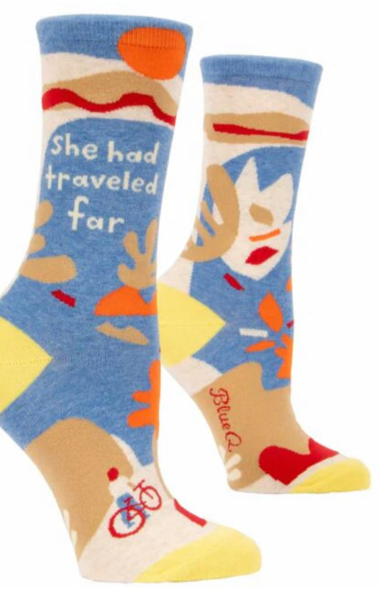 Blue Q Women’s She had traveled far Socks