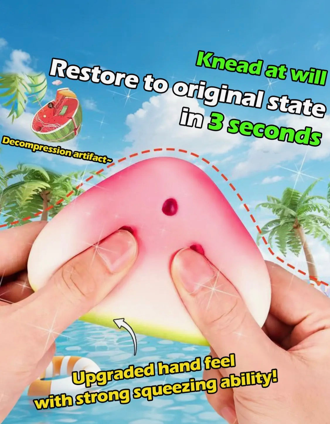 Slow rise Watermelon Squishy