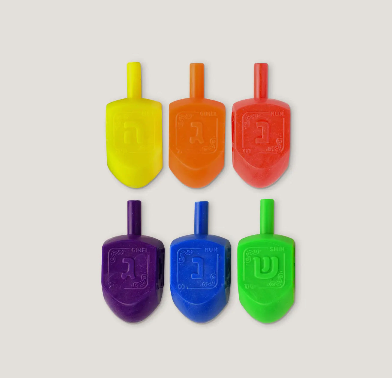 Plastic Dreidels - Medium - Assorted Colors