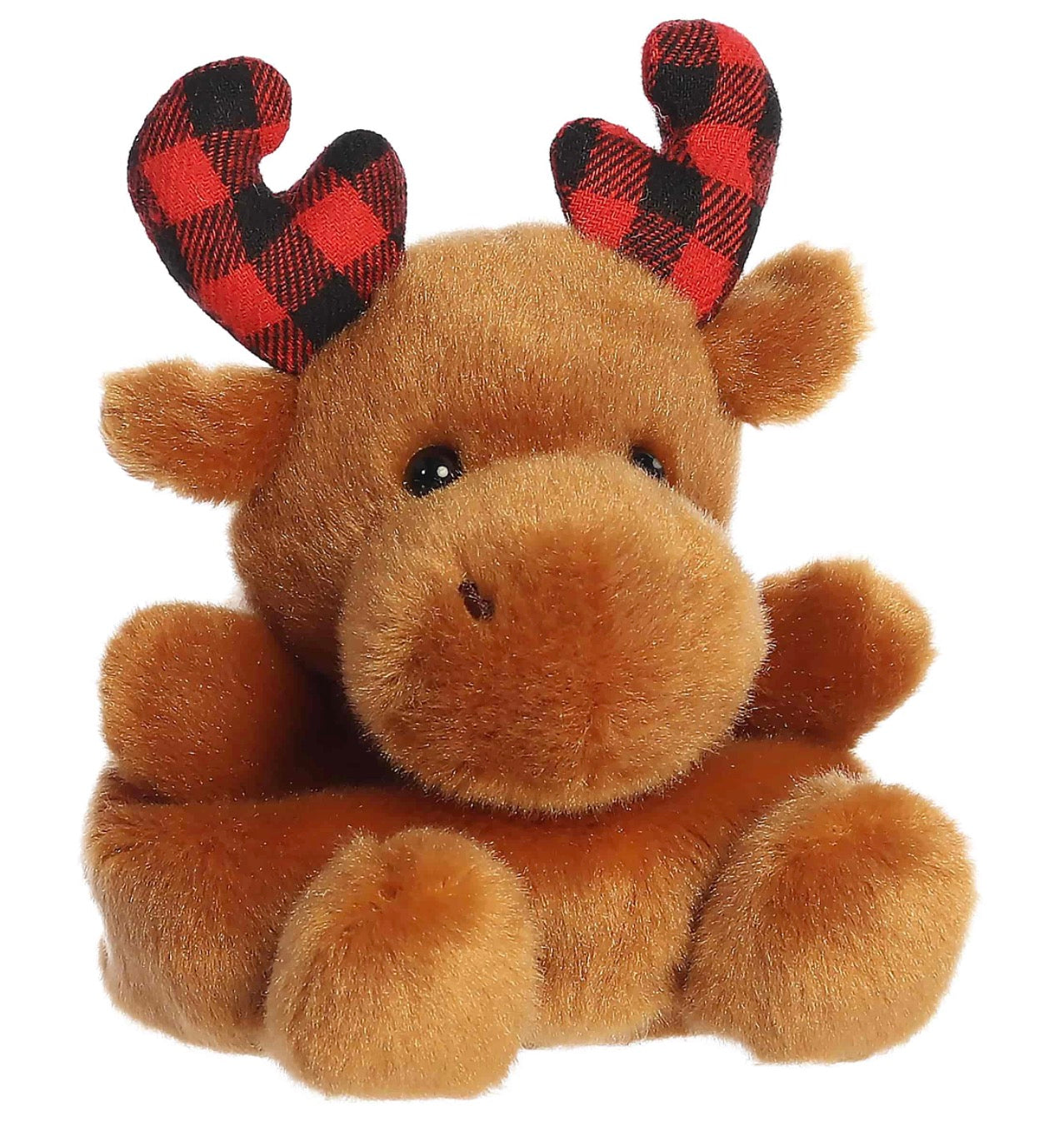 Clove Plaid Moose™ Palm Pals Small