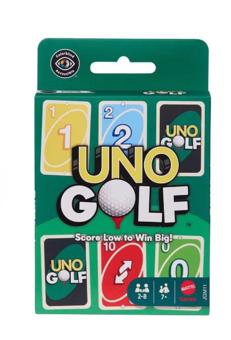 UNO Golf Card Game For Kid, Adult & Family Nights, Parties & Travel, Includes 112 Cards