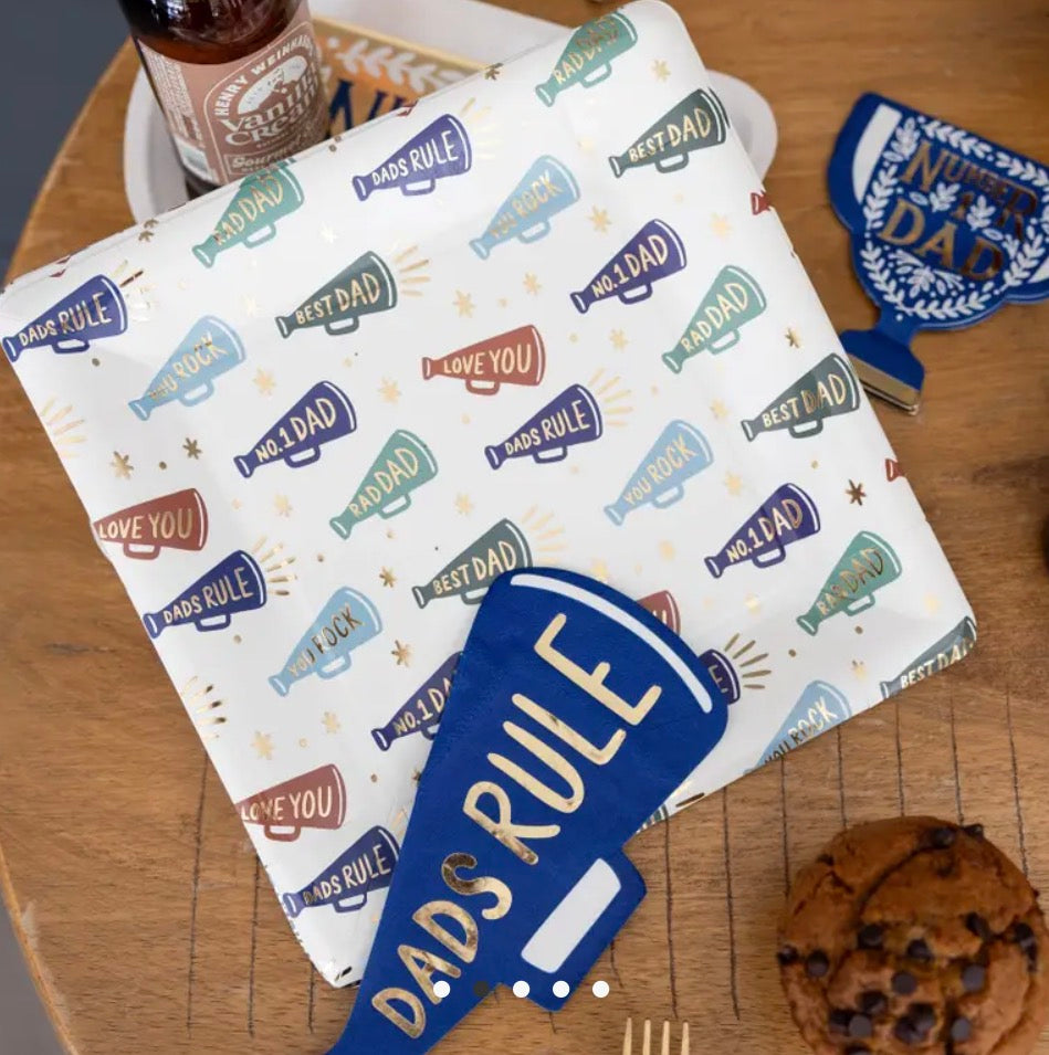 Trophy number 1 dad napkin