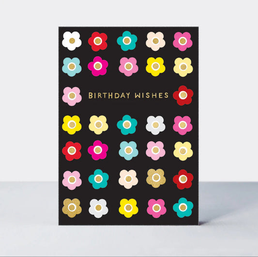 DOLLY MIX - BIRTHDAY WISHES/FLORALS BIRTHDAY CARD