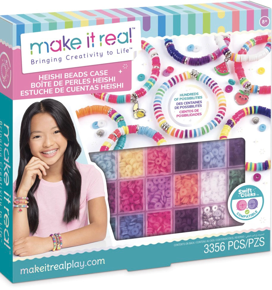 Make It Real Heishi Bead Kit - Square Box - Swift Click Compatible