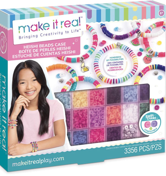 Make It Real Heishi Bead Kit - Square Box - Swift Click Compatible