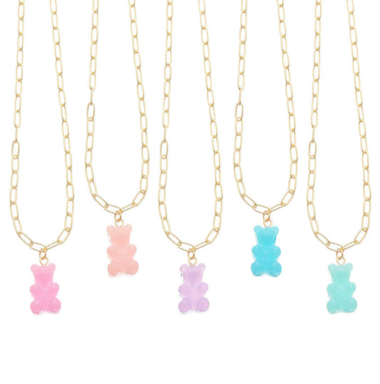 Top Trenz Bear Necklace