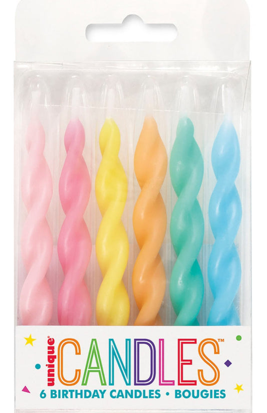 Twist Candles Retro Vibes 6ct