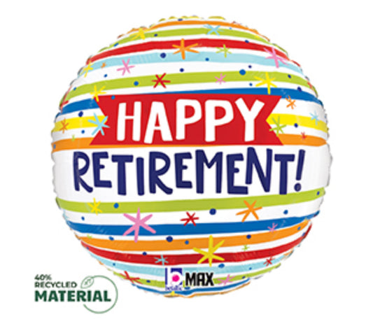 Happy Retirement Foil Balloon