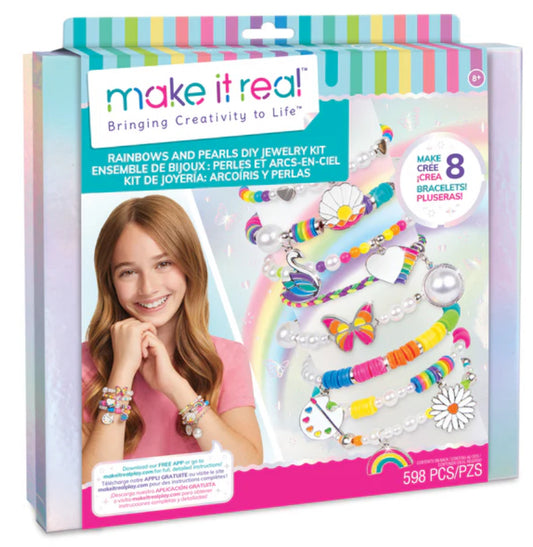 RAINBOWS AND PEARLS DIY JEWELRY KIT