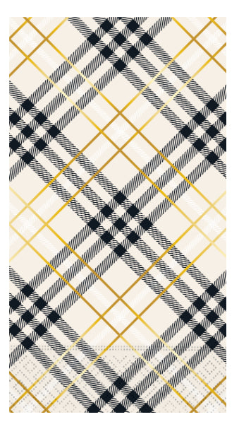 Luxe Lodge Plaid Guest Napkin