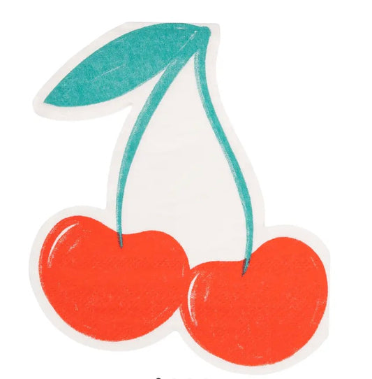 Cherry shaped napkin