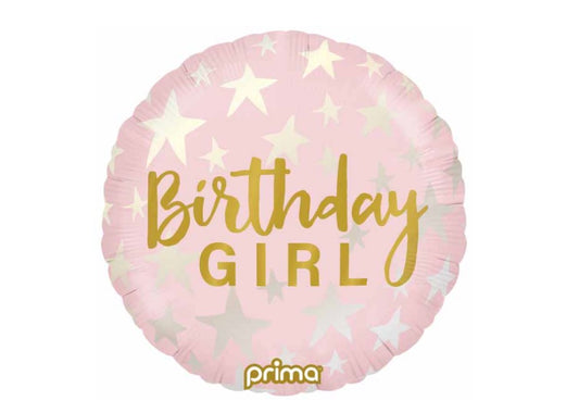 BIRTHDAY GIRL FOIL BALOON STANDARD