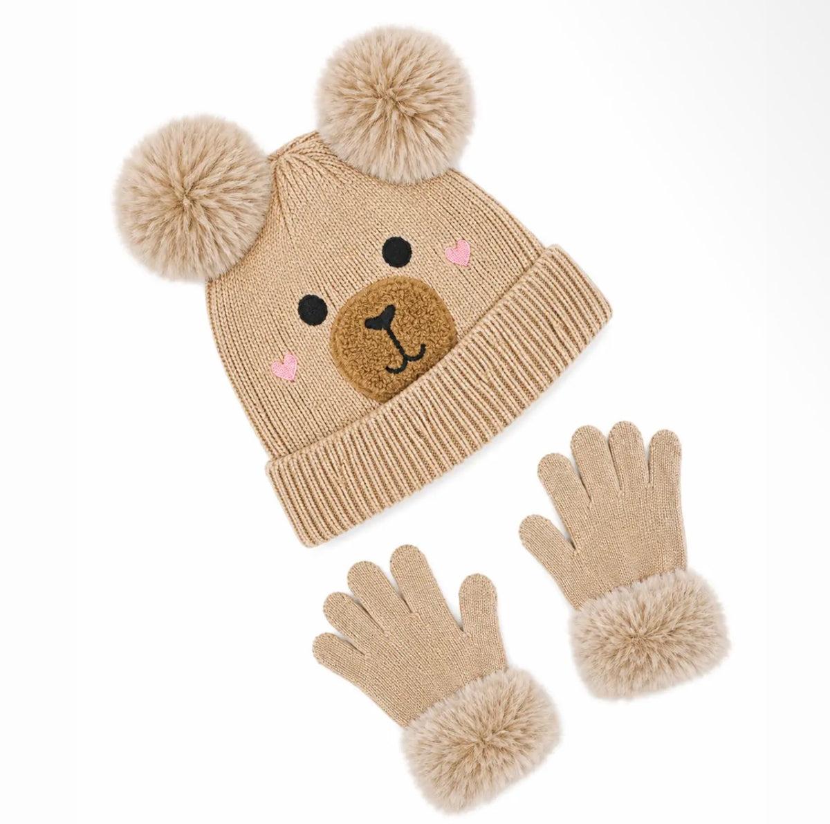 Miss Capy Capybara Hat and Gloves Set