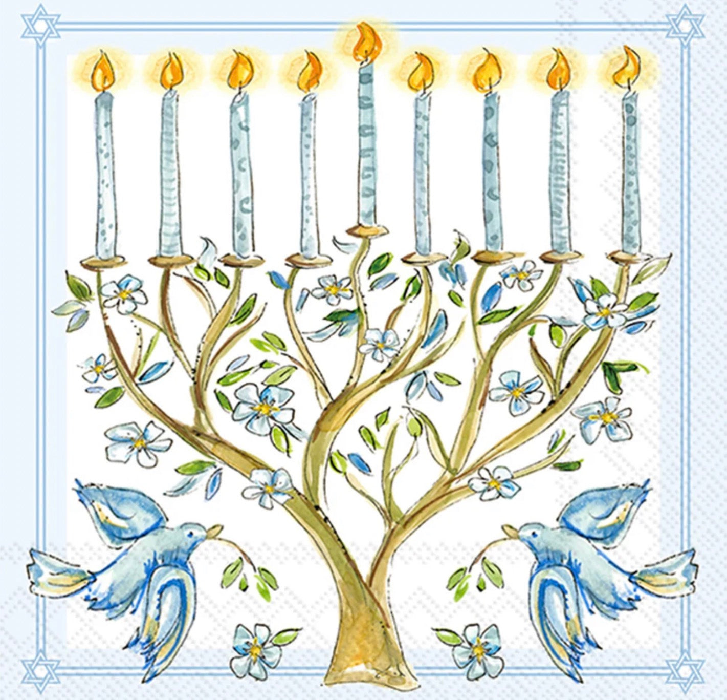 Menorah Napkins