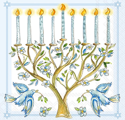 Menorah Napkins