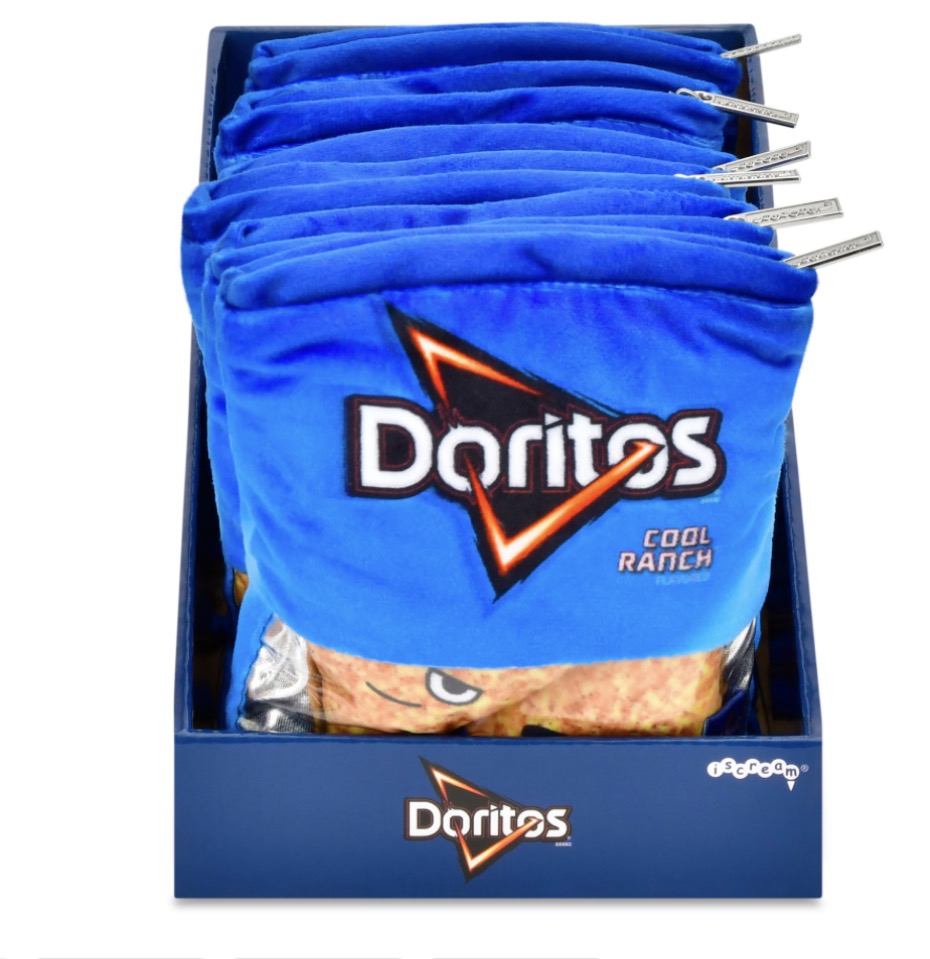 6" mini Doritos Cool Ranch Packaging Plush PDQ