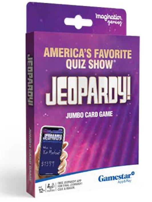 Jeopardy Jumbo Card Game