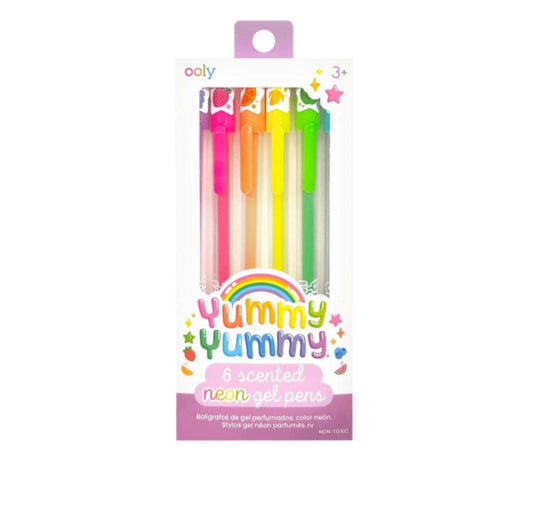 Pens Gel Scented Neon Set Of 6