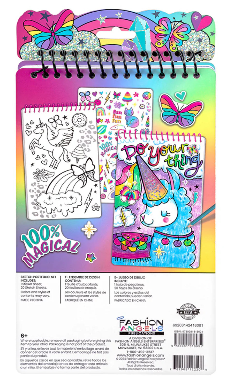 Unicorn Sketch Portfolio Set