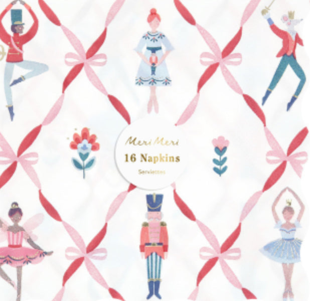 NUTCRACKER BALLET LARGE NAPKINS|MERI MERI