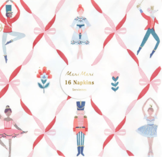 NUTCRACKER BALLET LARGE NAPKINS|MERI MERI