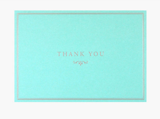 Blue Elegance Thank you notes