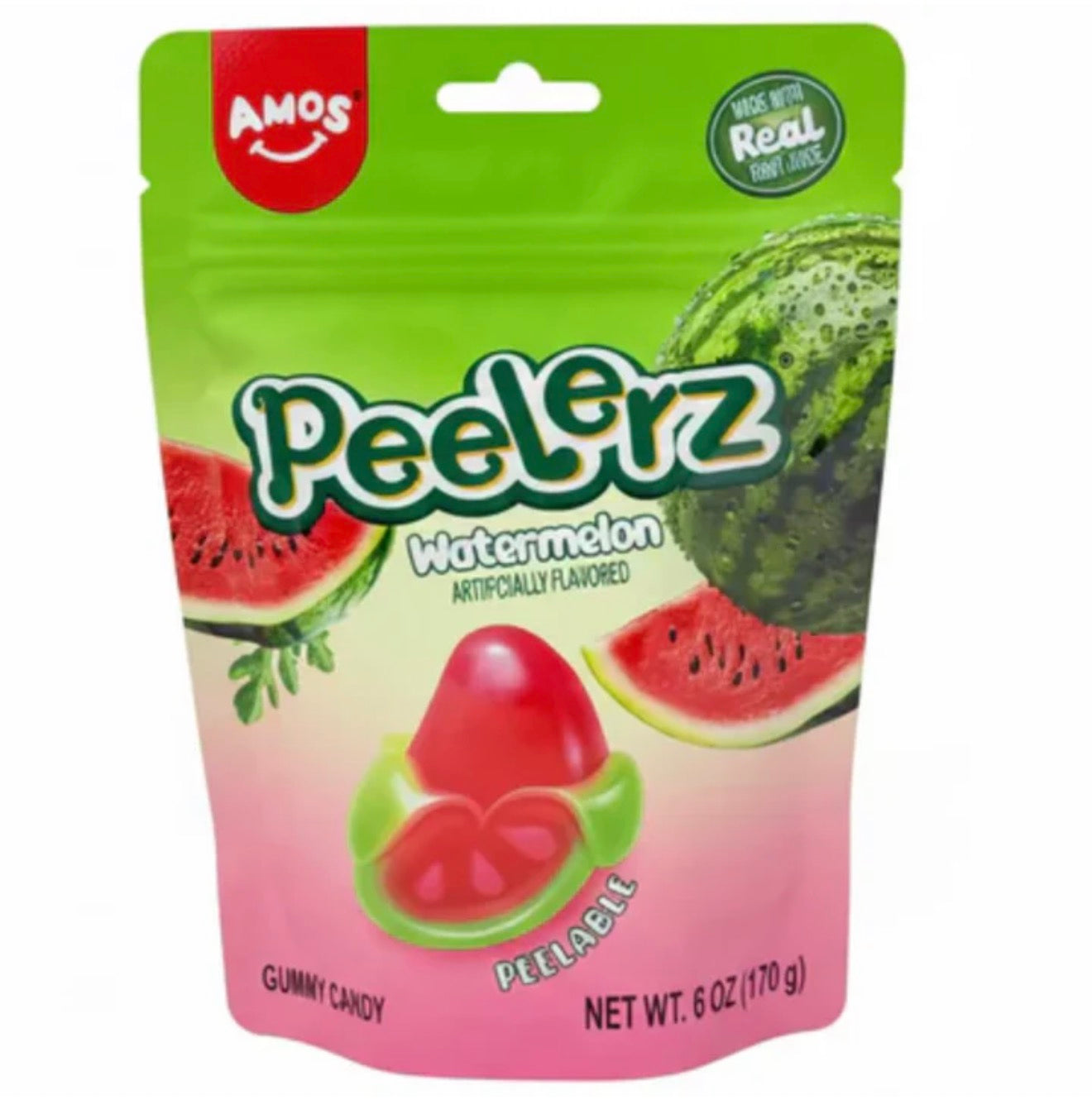 Amos Peelerz Gummy Watermelon 6oz