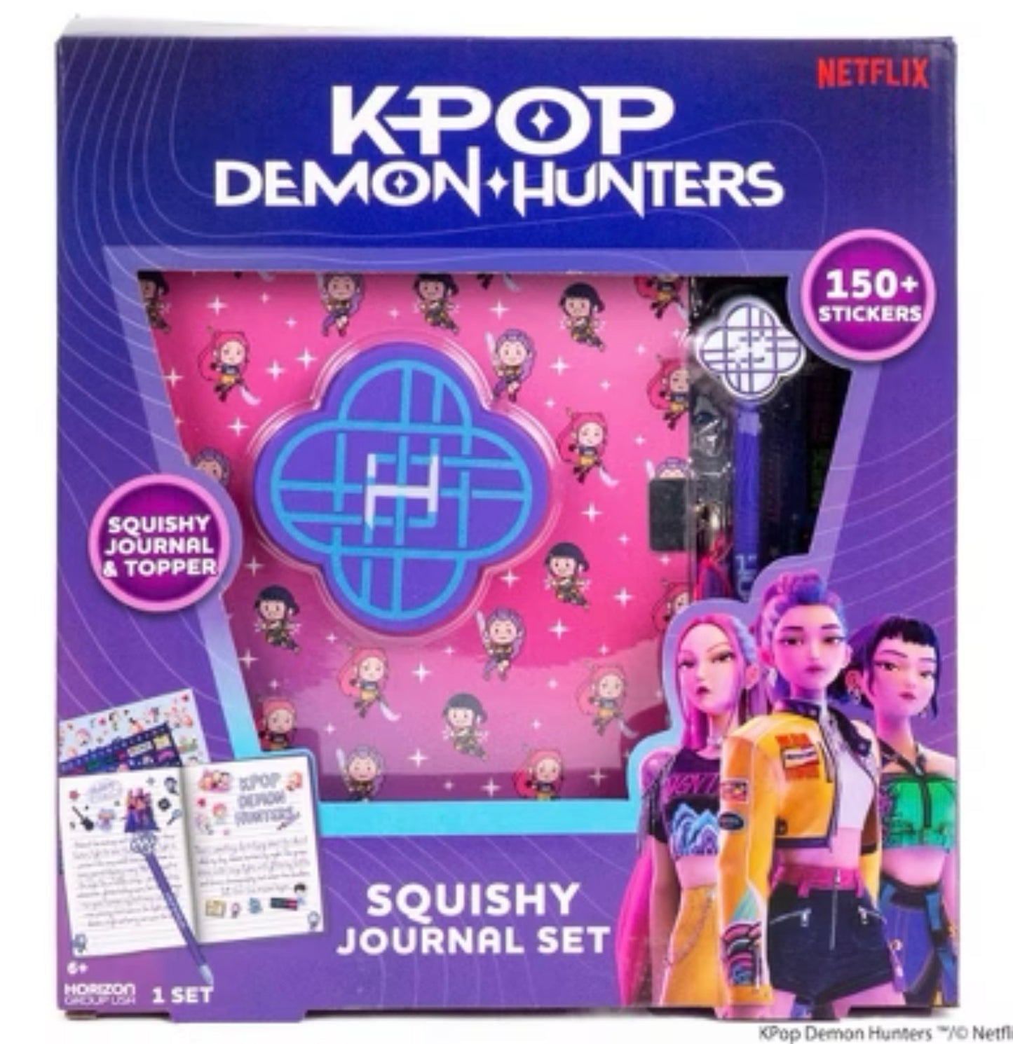 K-pop Demon Hunters Squishy Journal Set