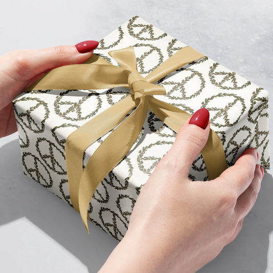 Branch Peace Sign Wrapping Paper