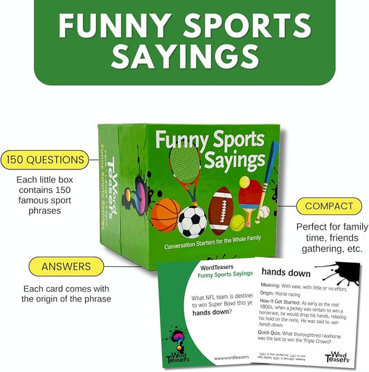 Word teaser - funny sports saying