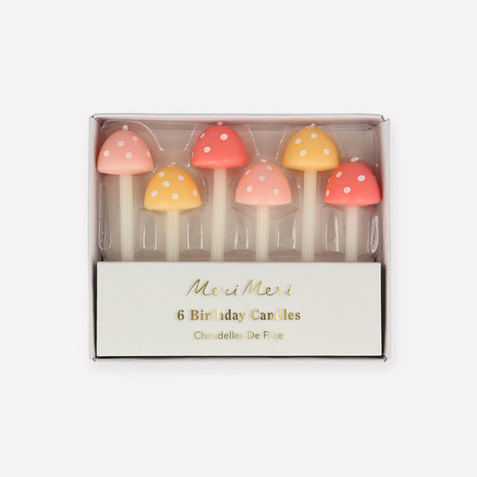 Mushroom candles