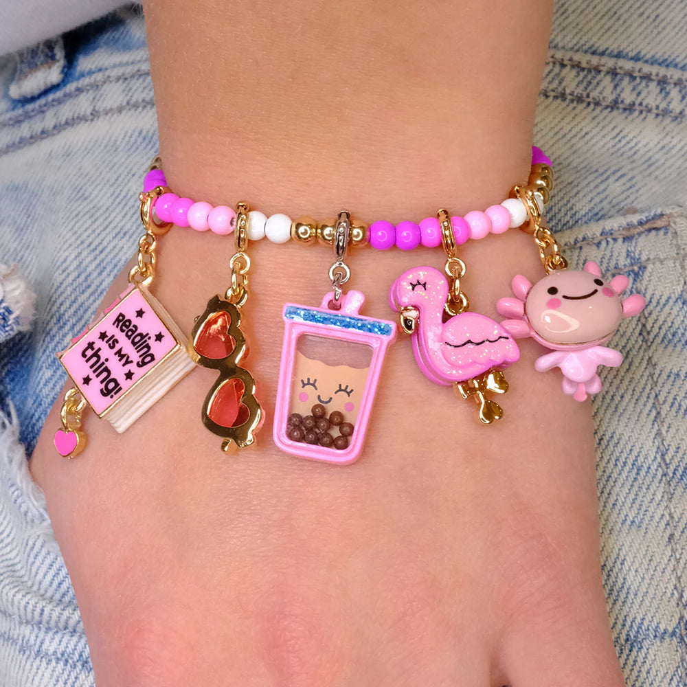 Gold Swivel Axolotl Charm