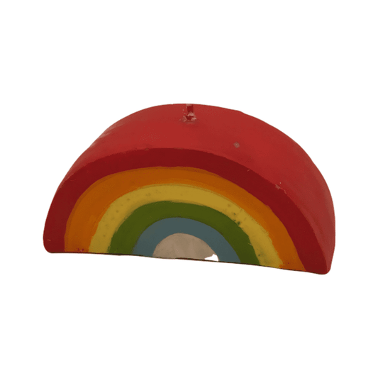 Living royal rainbow candle