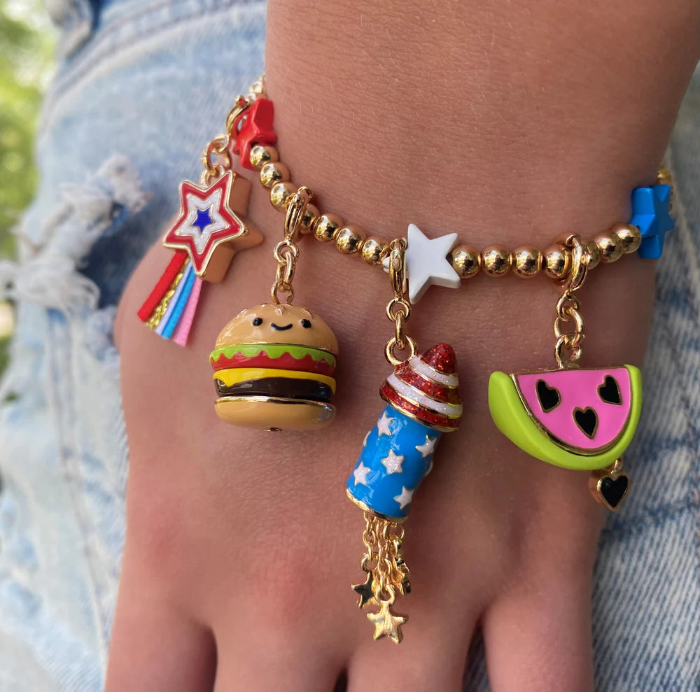 Gold Watermelon Charm