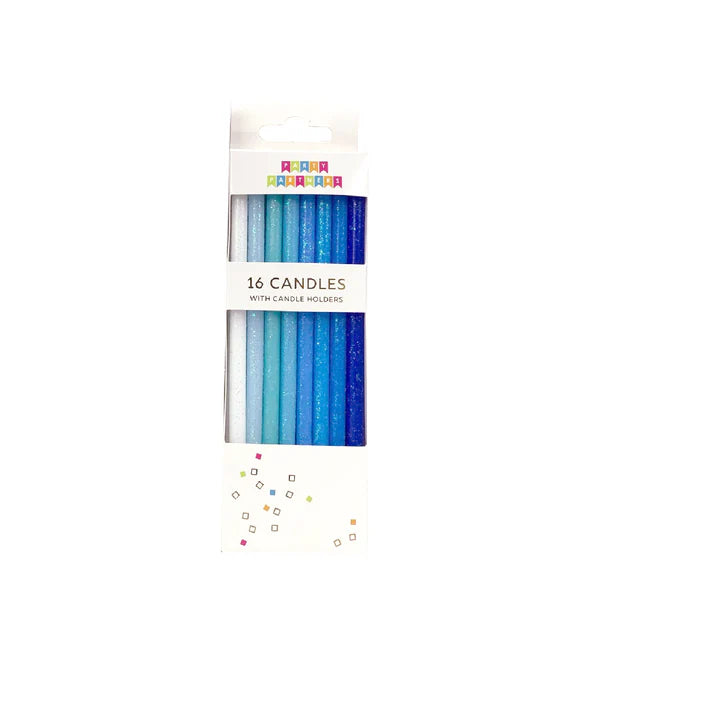 Tall Blue Glitter