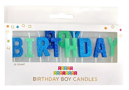 Boy and Girl Party Partners Candles