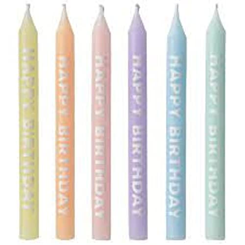 HAPPY BIRTHDAY WAX CANDLES