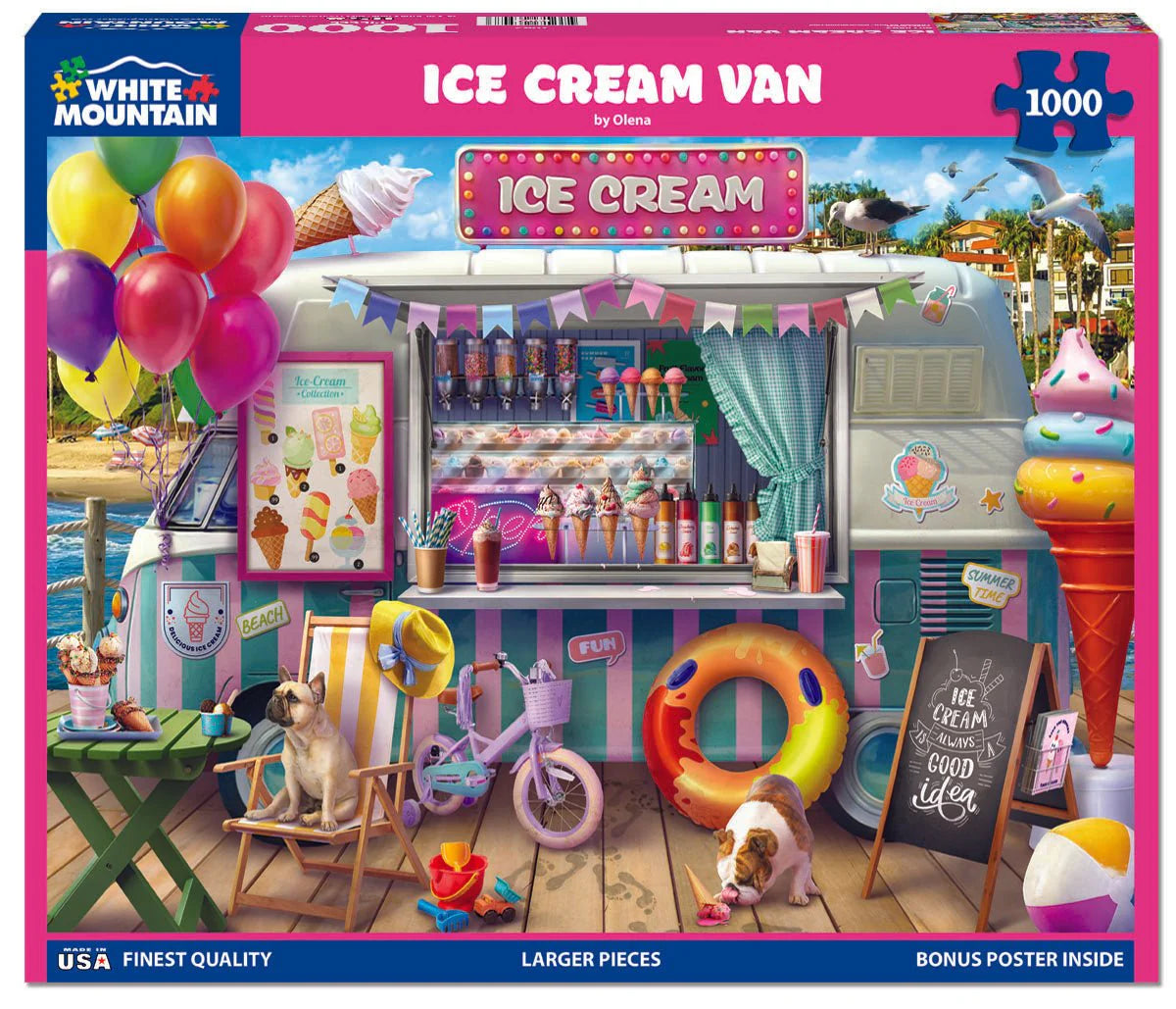 ICE CREAM VAN - 1000 PIECE JIGSAW PUZZLE