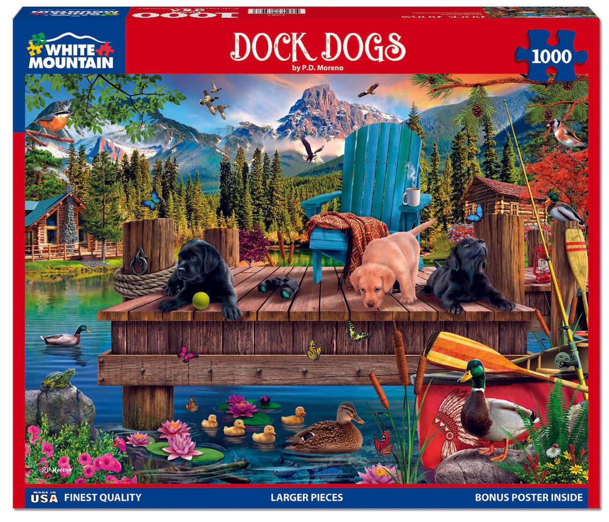 DOCK DOGS (2045PZ) - 1000 PIECE JIGSAW PUZZLE