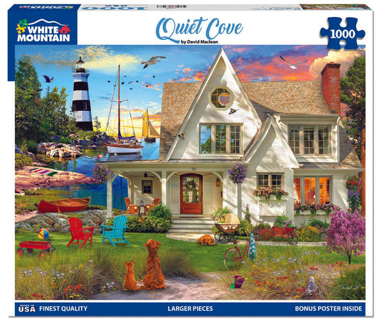 QUIET COVE (1994PZ) - 1000 PIECE JIGSAW PUZZLE
