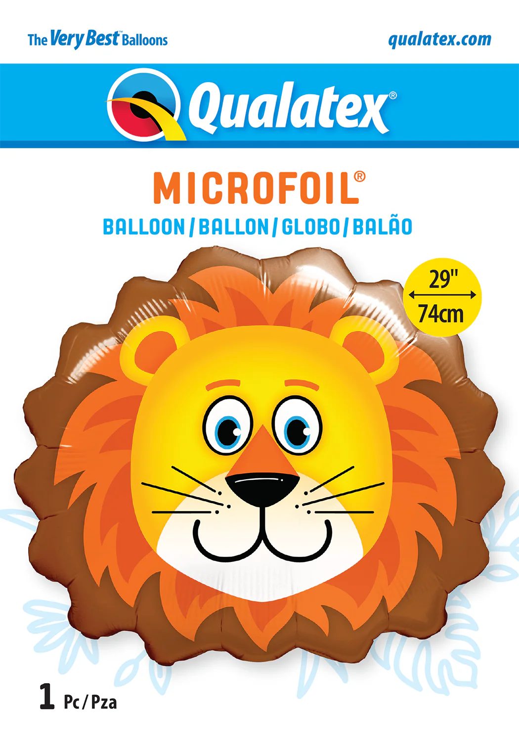Lovable lion foil balloon SuperShape