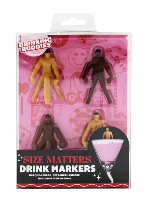 Size Matters Drink Markers-4 Pack