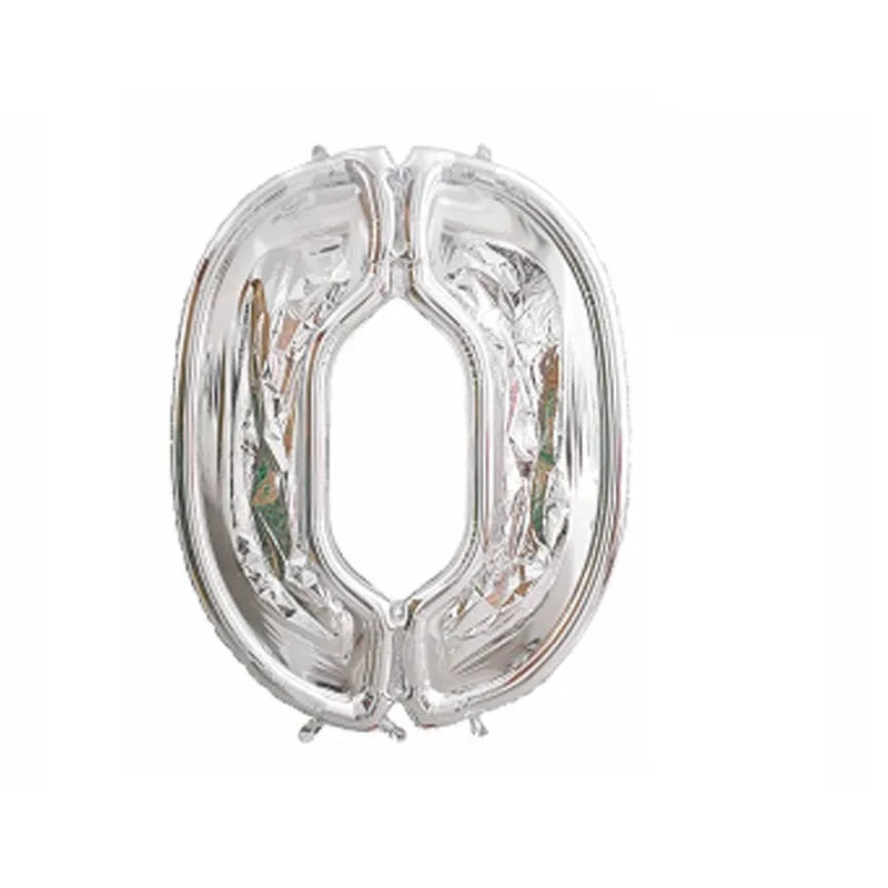 AIR FILLED LETTER O - SILVER