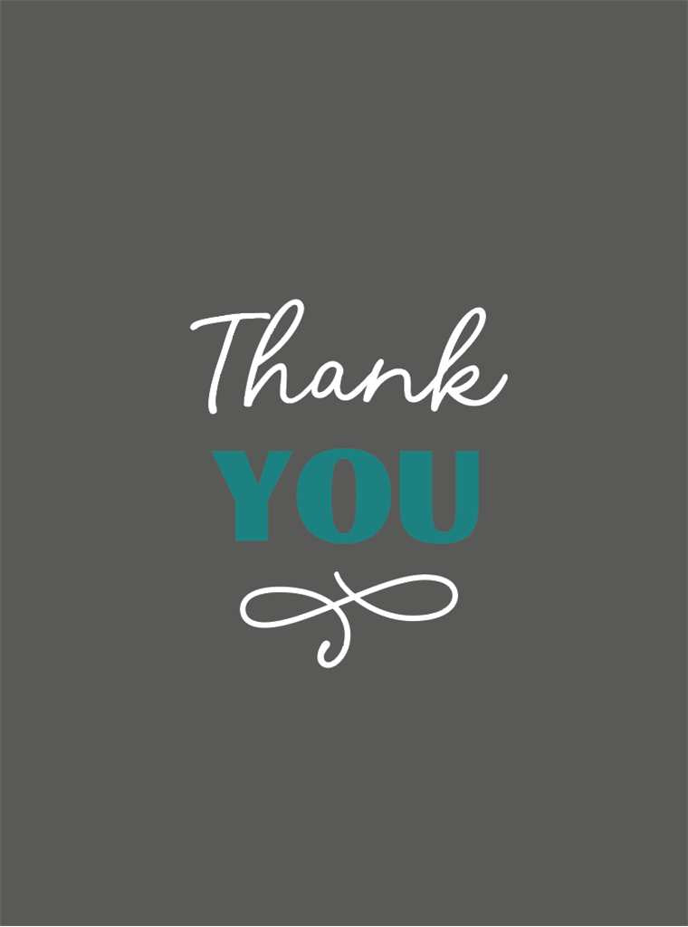 Thank you card
