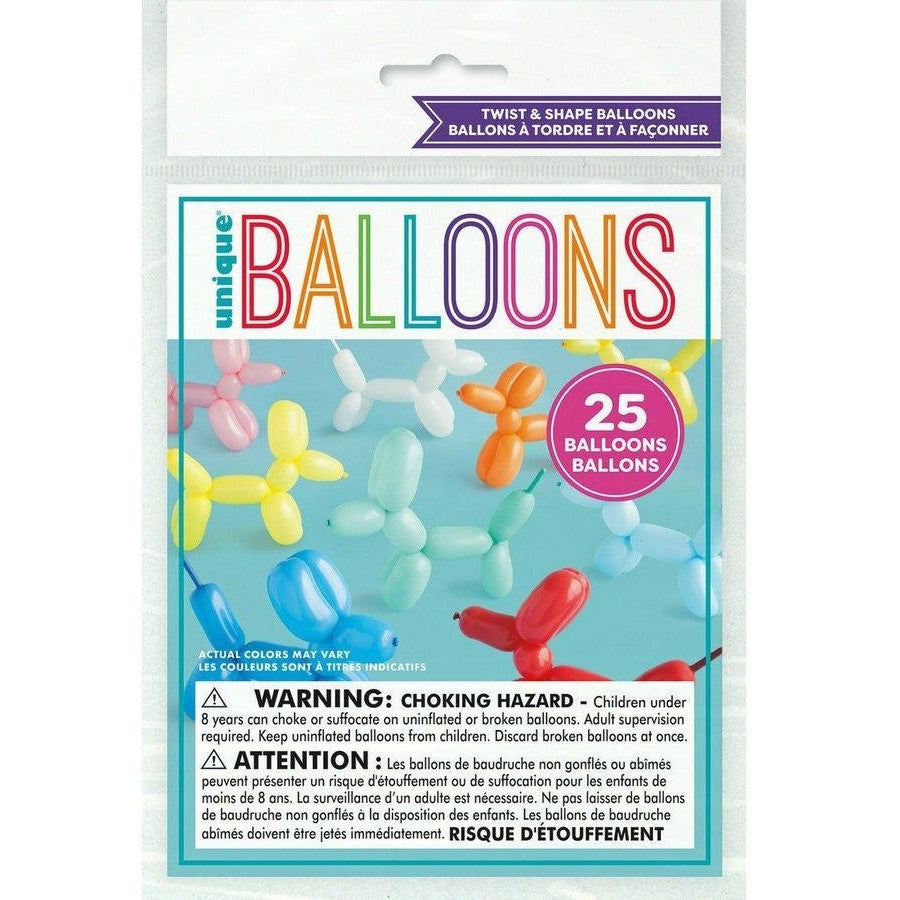 TWST AND SHAPE BALLOONS