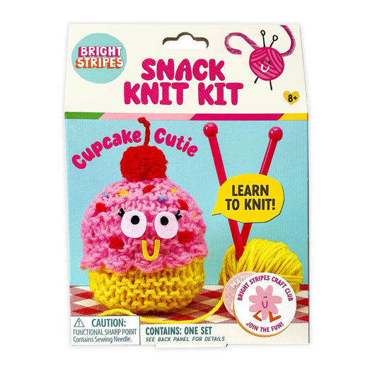 Snack Knit Kit cupcake Cutie