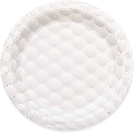 Golf Paper Plates for Sports Birthday Party
