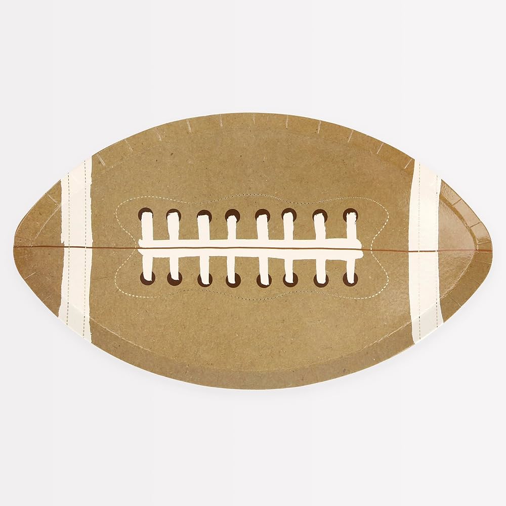 Meri Meri Football Plates (Pack of 8)