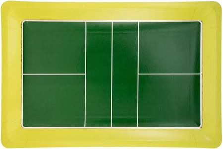 Pickleball Court Plate 8 Pack